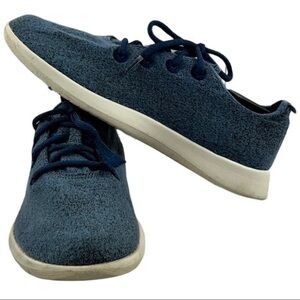 Allbirds Wool Runners Running Shoes Merino Blue/White Men's Size 10    WR|M10